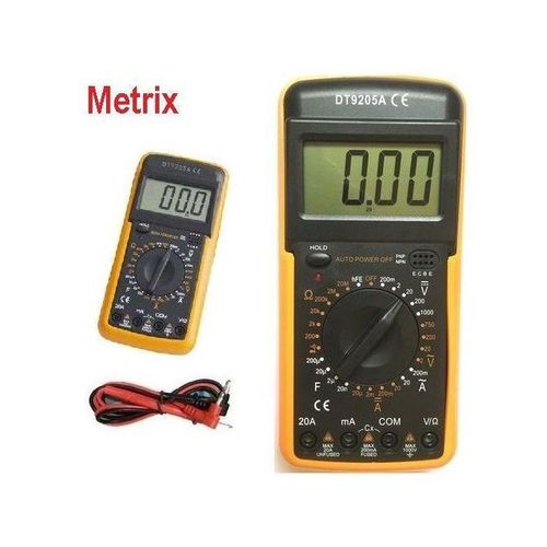 Multimètre Digital AC DC // Ampèremètre Voltmètre Ohm Testeur Tension Metrix
