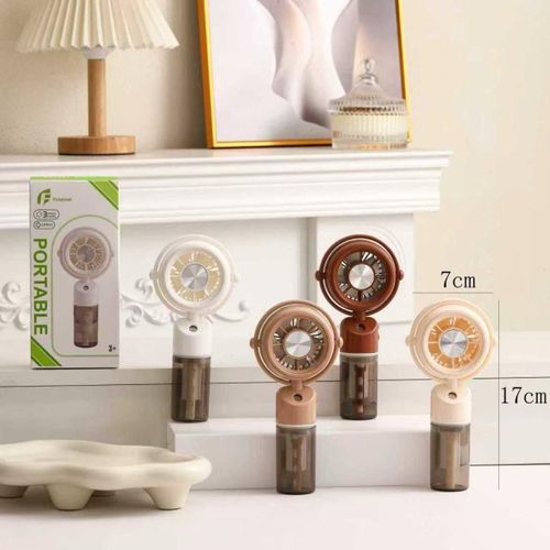 Mini Ventilateur Portable Rechargeable USB – Ventilateur de Bureau Silencieux à 3 Vitesses – Ventilateur Pliable et Léger pour Maison, Bureau, Voyage, Camping et Voiture – Batterie Longue Durée