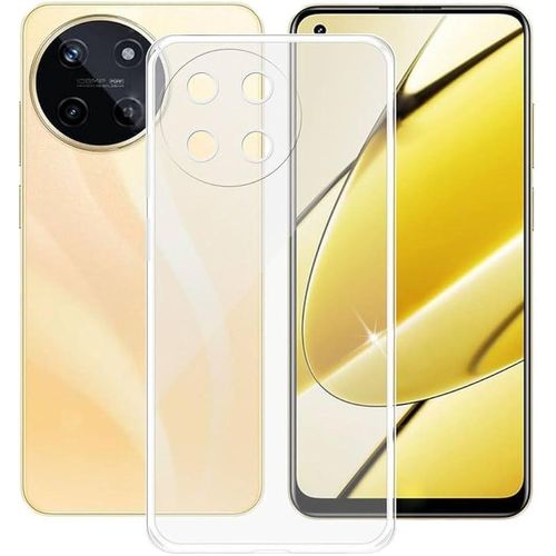 غطاء من السيليكون الشفاف لجهاز الهاتف Realme 11 4G