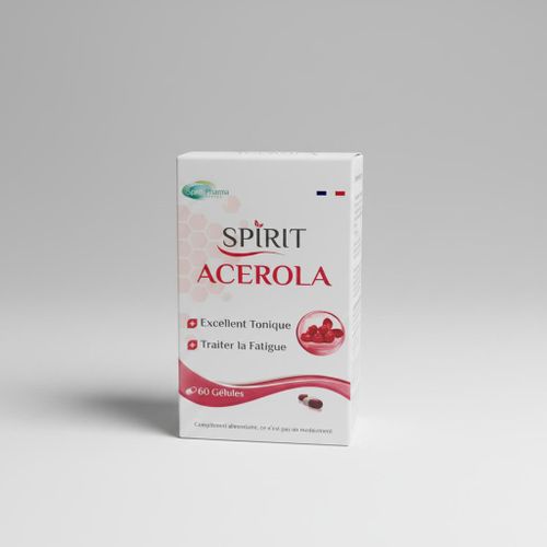 Acérola, Excellent Tonique & Anti-Fatigue, 60 Gélules
