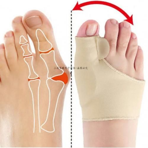 مصحح فرد لأصابع القدم من السيليكون فاصل إصبع القدم الإبهام