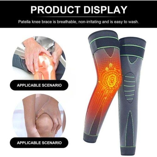 Genouillère Chauffante et de Maintien – Protection du Genou pour Seniors et Sportifs