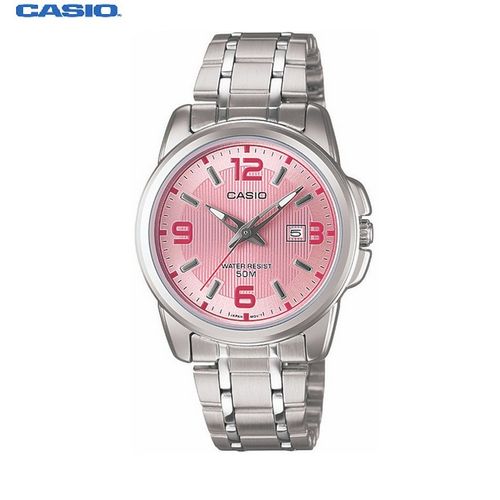 Montre pour femme Enticer Quartz analogique acier cadran rose -LTP-1314D-5AVDF
