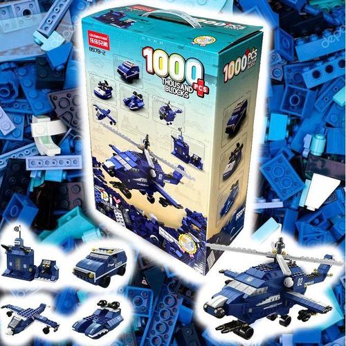 Lele Brother Blocs de construction police 1000pièces