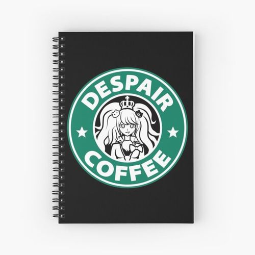 Despair Coffee / Danganronpa Spiral Notebook Bloc note