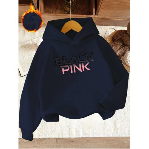 BLACKPINK LETTRES GROUPEES Bold Sans-Serif LOGO BLACKPINK Filles Garçons Filles Garçons Décontracté Manches Longues Pantalon Long Ensemble Pull Sweatmanches Automne Et Hiver Portable Joyeux Nouvel An Haut de Sport Imprimé Mode Vêtements Sweatmanches Sty