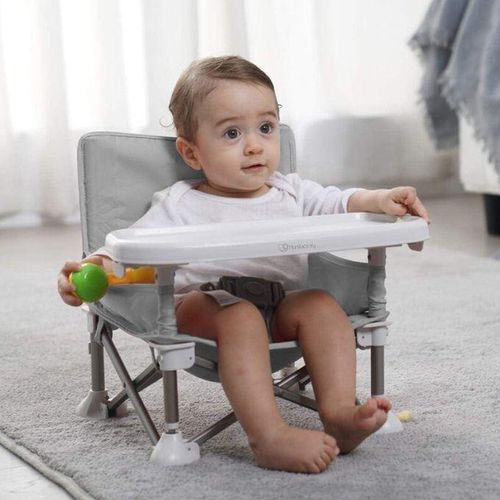 Chaise d'appoint pliable pour bébé avec plateau amovible