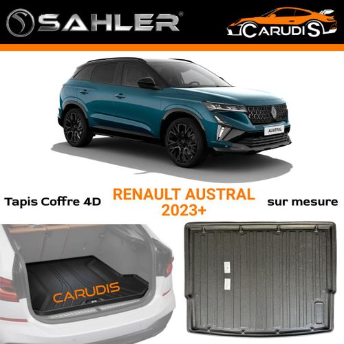 Tapis de coffre 4D Renault Austral sur mesure imperméable antidérapant et sans odeur