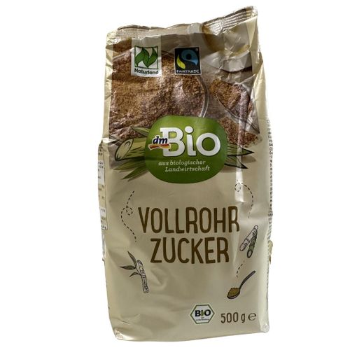 Sucre de Canne Intégral Bio - Non Raffiné & Fairtrade - 500g