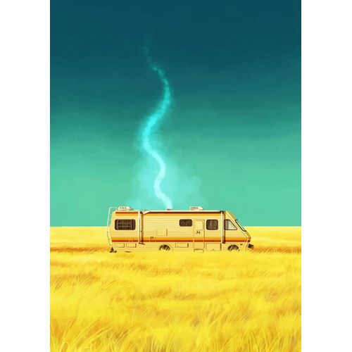 Breaking Bad Poster a4 heisenberg - Series Poster Decoration