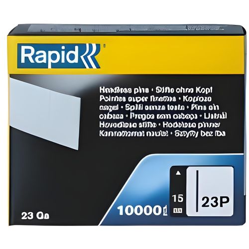 Pointes Sans Tête - Galvanisées Calibre 23 - Fixation Précise 15mm - Boîte de 10000 Pièces - lot de 2