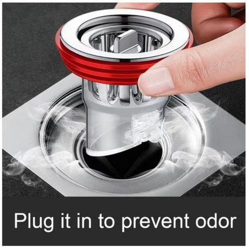 Clapet de vidange anti-odeur à sens unique – Bouchon de douche pour évier, salle de bain ou cuisine, anti-refoulement des eaux usées