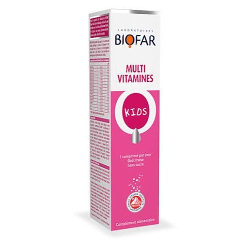 Multivitamines Kids – Complément Alimentaire Effervescent, Formule Spéciale Enfants, 20 Comprimés