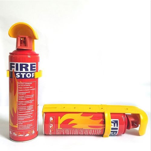 Emergency Flame Suppressant Spray 400ml with Mounting Bracket - For Vehicles and Home Safety