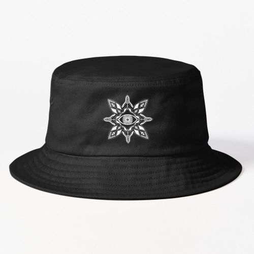 Ornement de mandala pour les yeux bob noire design personnalisé unique