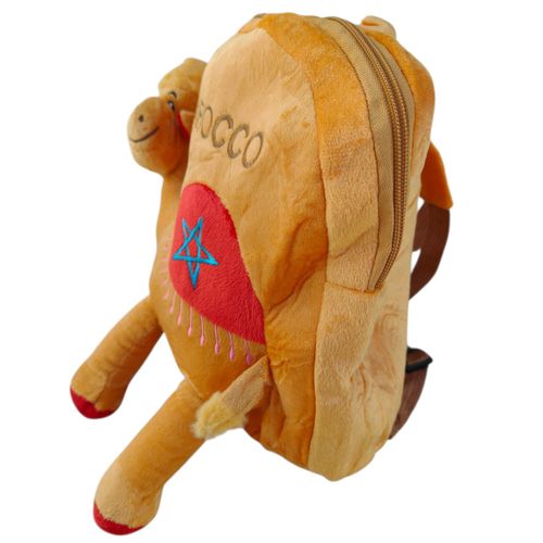 Sac à Dos Peluche Chameau "MOROCCO" - Ultra Doux & Élégant pour Enfants (9 mois - 4 ans)