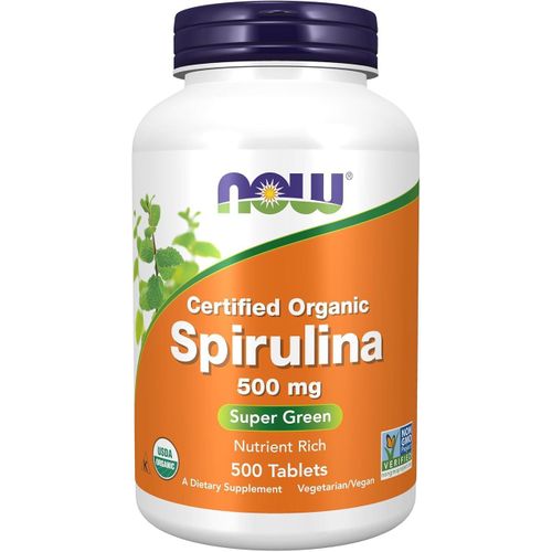 Spiruline certifiée biologique 500 comprimés (500 mg pièce)