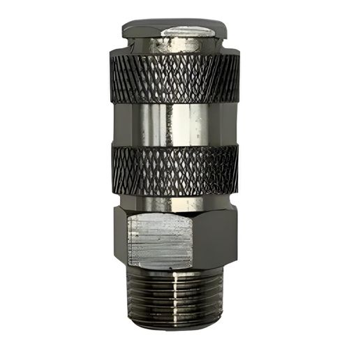Coupleur Rapide 1/2 Pouce - Raccord Pneumatique Métallique - Usage Industriel et Bricolage