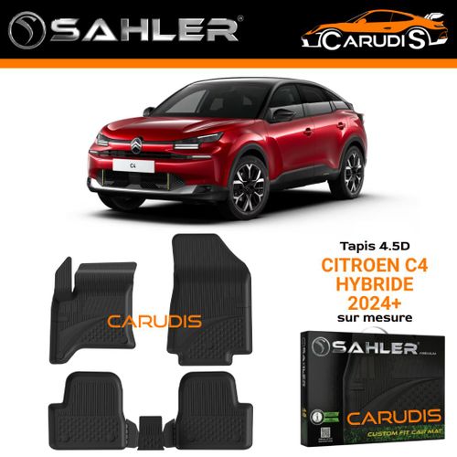 Tapis 4.5D Citroen C4 III Hybride sur mesure exacte sans odeur imperméable antidérapant