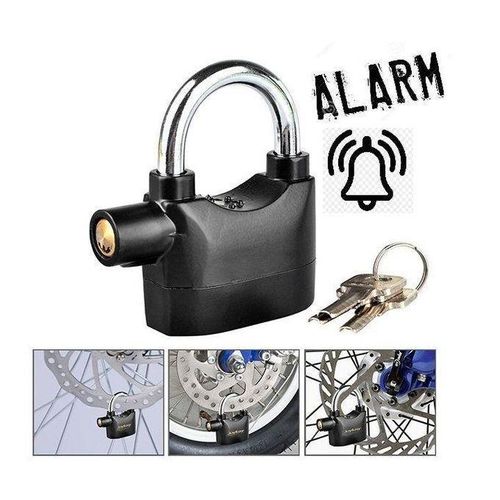 Cadenas d'alarme Serrure alarm lock Anti - vol Alarme de Verrouillage cadenas moto