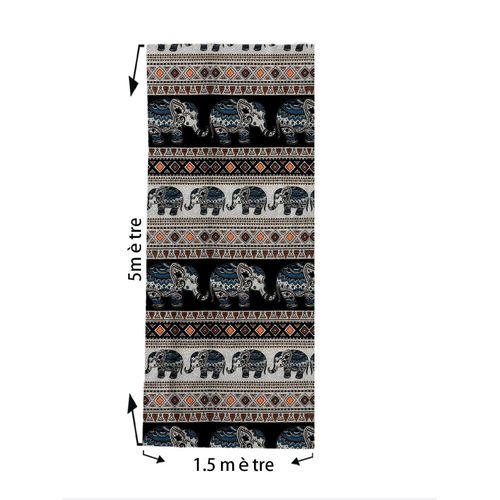 Tissu Floral Unisexe Premium Idal pour Chemises Pantalons