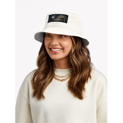 Colombe illuminée Sweat chapeaux unisexe bob blanc