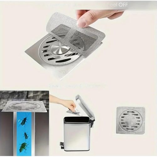 Pack de 10 Couvercles Filtrants Autocollants – Protection Drain