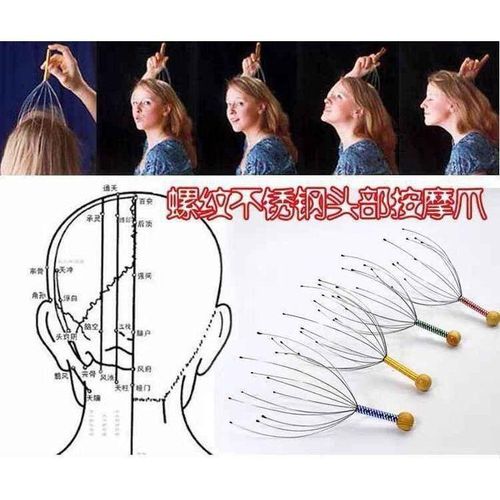 Masse-tête manuel anti-stress pour relaxation immédiate