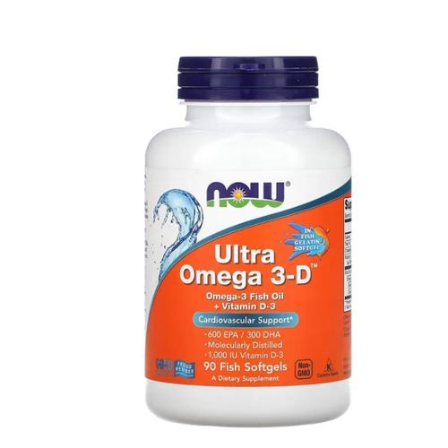 Ultra Omega 3-D Fish Oil, 600 mg d'acide EPA/300mg de DHA , 90 Softgels