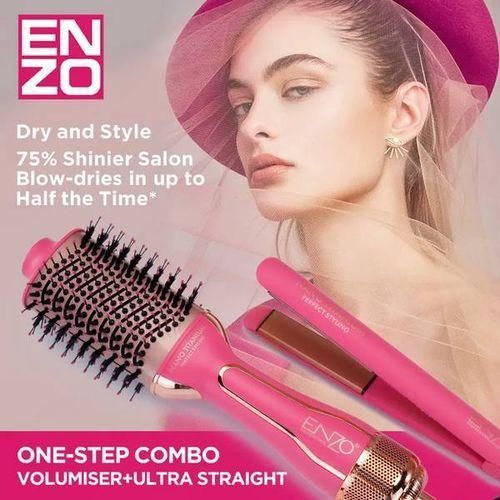 Brosse À Cheveux 2 En 1, Lisseur Et One Step Brosse Chauffante