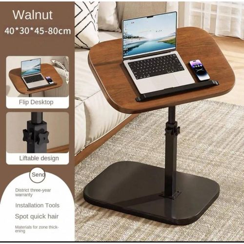 Table de Lit Ajustable pour Ordinateur Portable - Design Ergonomique Compact (0.18m)