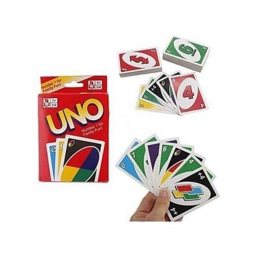 Uno UNO jeu de cartes poker famille amusement, pack de 108 pcs