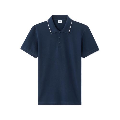 Polo piqué regular 100% coton - BLUE NAVY