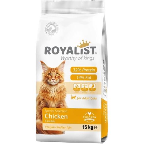 Crouquette pour chat adult riche en poulet 15 KG