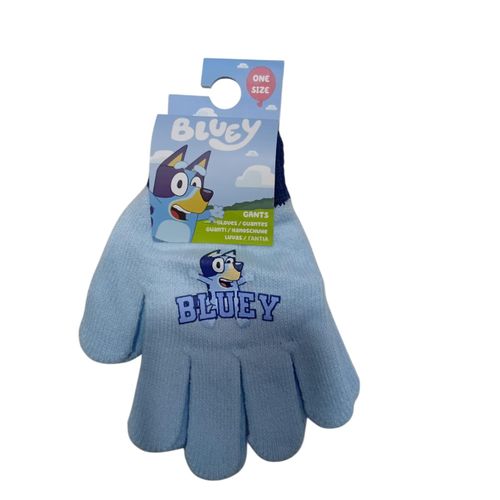 Gants tricotés pour enfants bluey