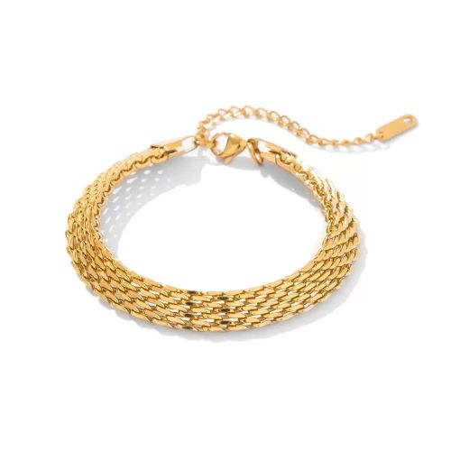 Bracelet de luxe pour femme plaqué or élégant à la mode BGN126
