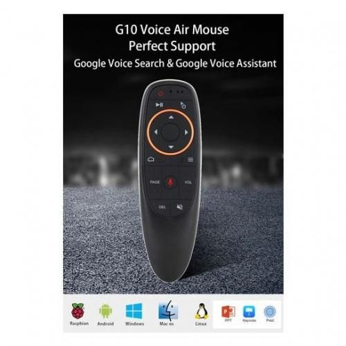 telecomande sans fil souri pour TV Voice Remote Control 2.4G for Android tv box PRO H96Max X96 mini