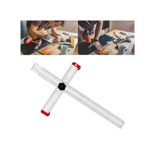 Règle de positionnement de perçage pour le travail du bois, outil de marquage, règle de positionnement multifonctionnelle, outil de marquage pour menuiserie