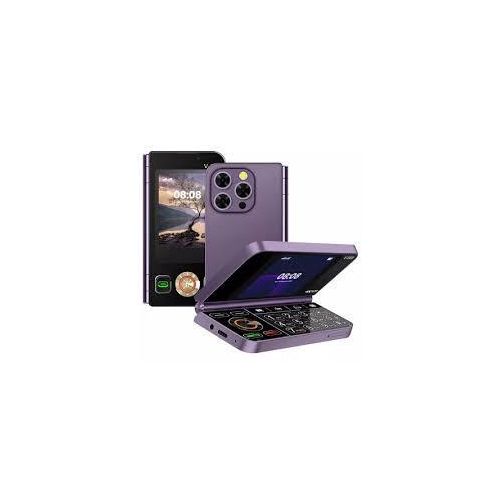 GT30 Pro Double Carte SIM card SD Card Téléphone portable pliable GSM Violet