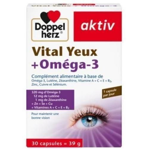 AKTIV Vital Yeux + Oméga-3 30 Capsules