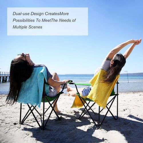 Chaise de Dtente Verte Multifonction Extrieur