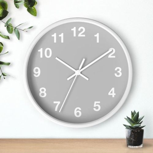Horloge Numérique Murale 30x30cm, Idéale pour la Maison (colleur aléatoire)