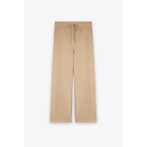 بنطال بقصة مستقيمة من قماش الكوردروي، مزيج بيج