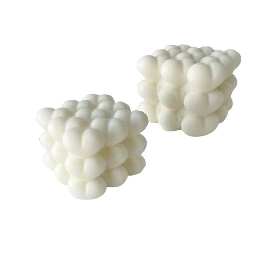 Bougies Coeurs Blanches