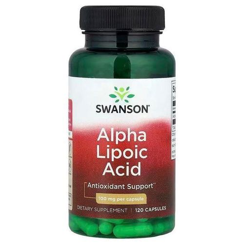 Swanson, Acide alpha-lipoïque, 100 mg, 120 capsules