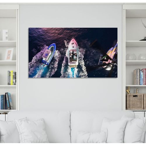 Tableau decoratif Gta 6 Ultimate Edition Speedboat Squalo - Mural - taille en choix