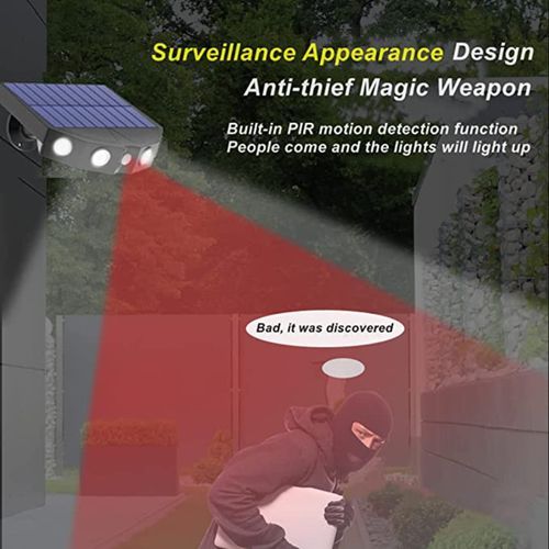 Offre Toop Lampe Solaire Exterieur 2 pièces Lampe Solaire Exterieur Detecteur