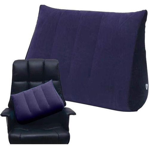Oreiller Gonflable, Coussin Anti-Reflux Acide pour Dormir Et Soulager Les Brûlures D'Estomac - Soutien Dorsal Moelleux pour Lecture Grossesse Reflux Et Position Assise, Oreillers pour Femmes, Hommes, position d'amour.