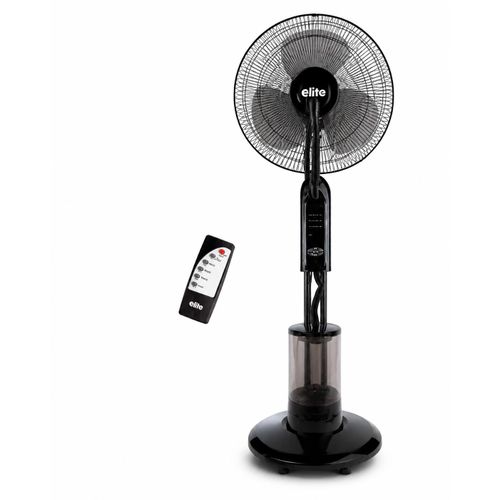 Ventilateur Brumisateur sur Pied 2 en 1 avec Télécommande – Fonction Humidificateur – Oscillation – Minuterie – Refroidissement Puissant