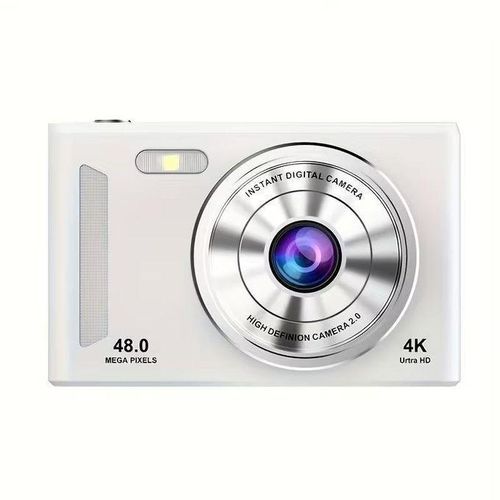 Appareil Photo Numérique Rétro 1 CCD avec Double Caméra Avant et Arrière, Flash Intégré